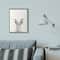 Stupell Industries Bunny Rabbit Portrait Grey Drawing Design Framed Wall Art